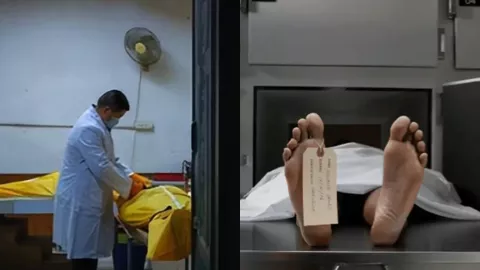 某医院太平间诈尸