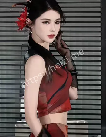 大长腿车模网红