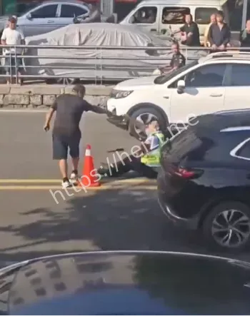 怒砍交警