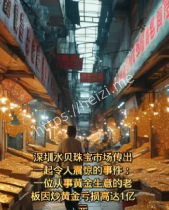 黄金料商集体跑路