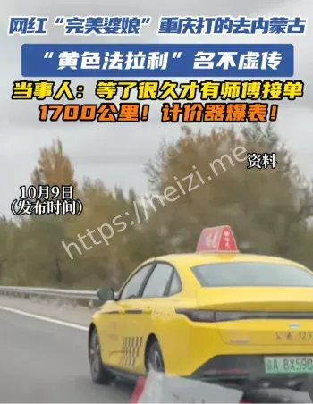 重庆完美婆娘打车内蒙古塌房内幕