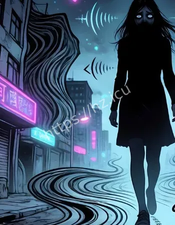 女子深夜穿特制怪鞋
