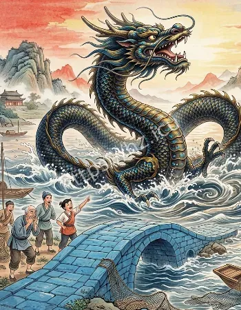 水底老蛟传说