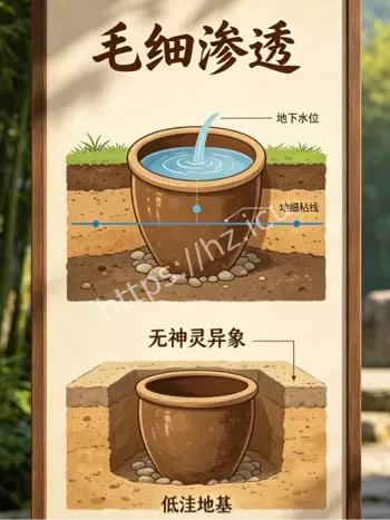 乡村低洼地基渗水科普